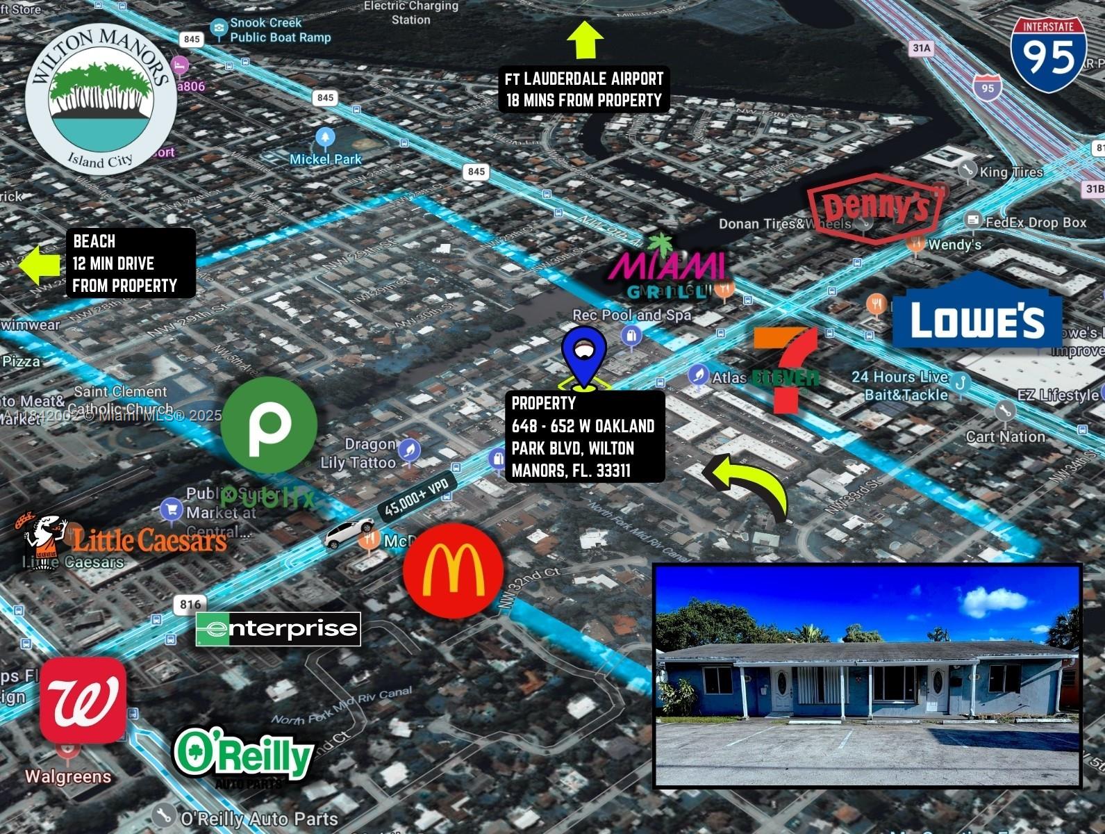 ft LAUDERDALE AIRPORT 18 MINS FROM PROPERTY – 1 648 W Oakland Park Blvd, Wilton Manors FL 33311 — #A11842002