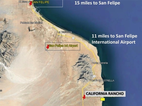 SAN FELIPE -RANCHO CALI SE Baja California, VA 23594 — #A11816431