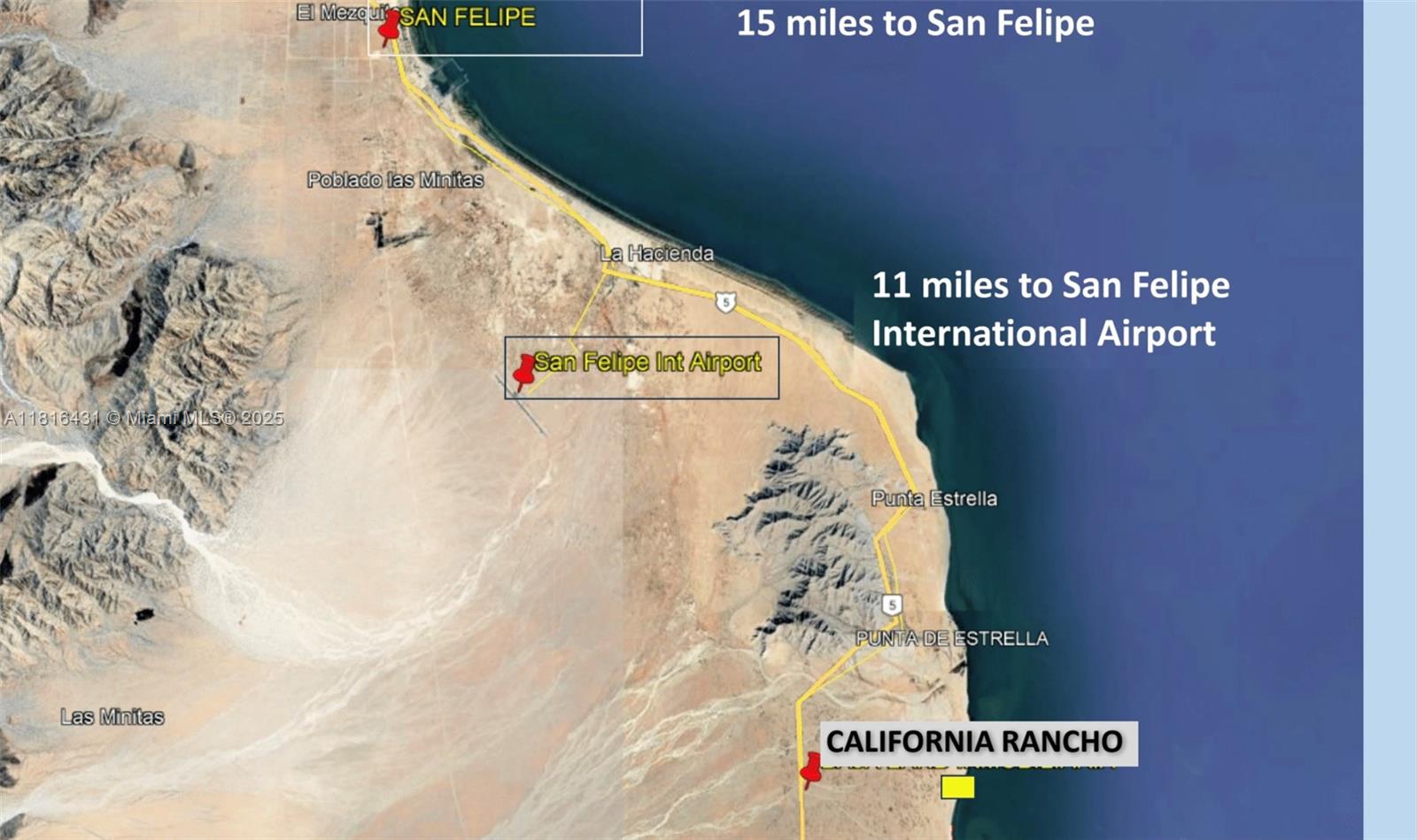 SAN FELIPE -RANCHO CALI SE Baja California, VA 23594 — #A11816431