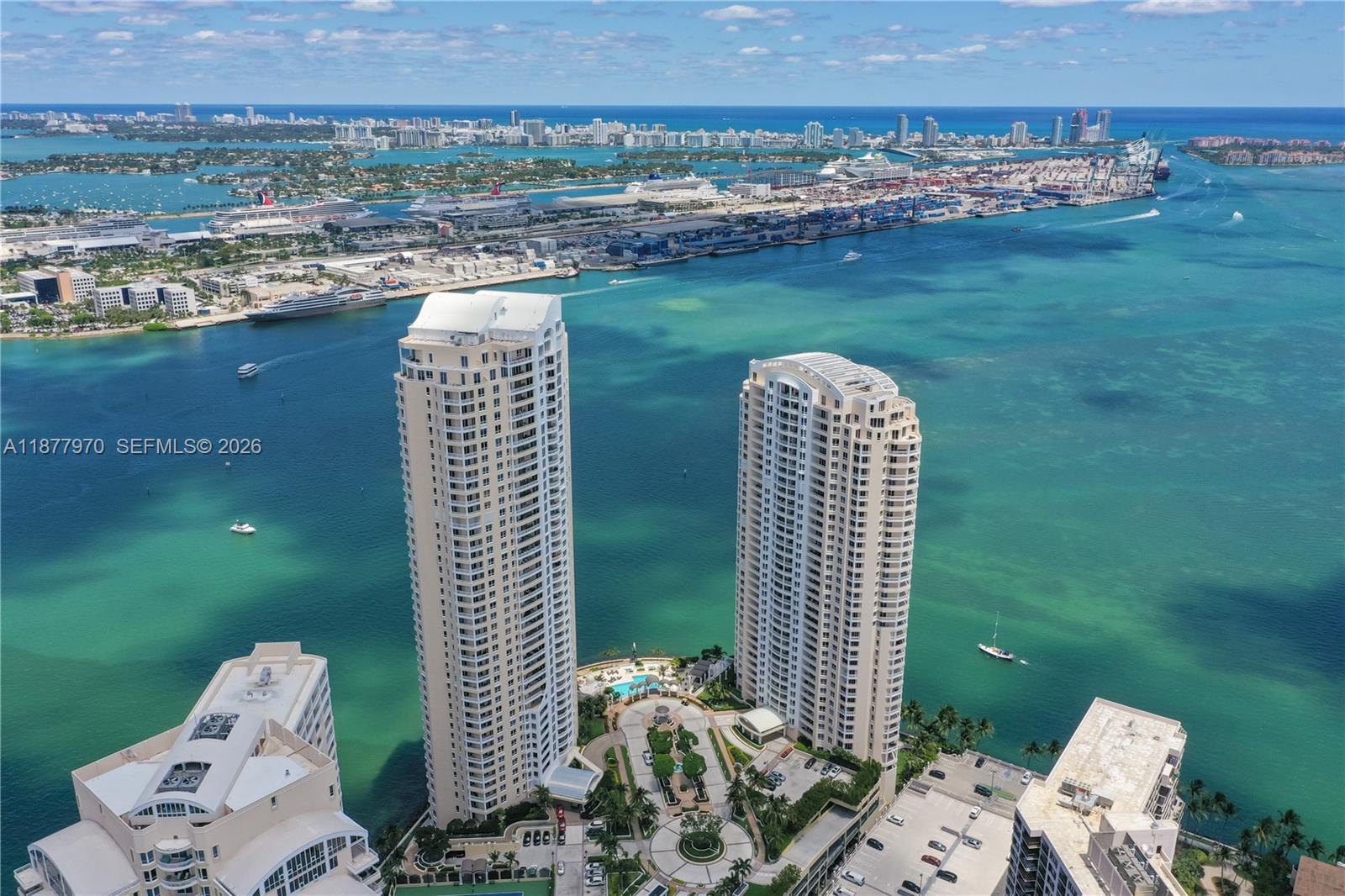 default 848 Brickell Key Dr # 2502, Miami FL 33131 — #A11877970