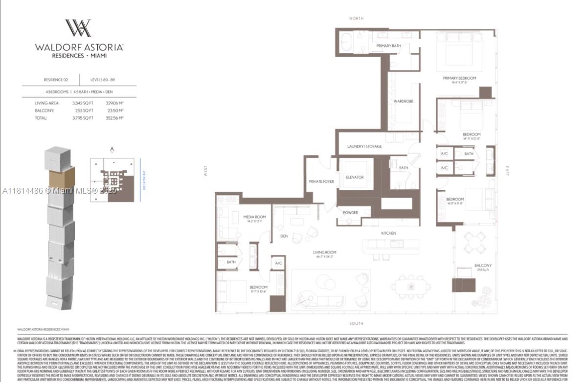 300 N Biscayne Blvd. # 8502, Miami FL 33132 — #A11814486