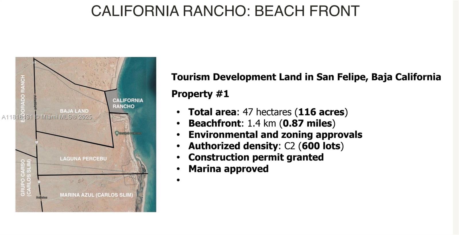 SAN FELIPE -RANCHO CALI SE Baja California, VA 23594 — #A11816431