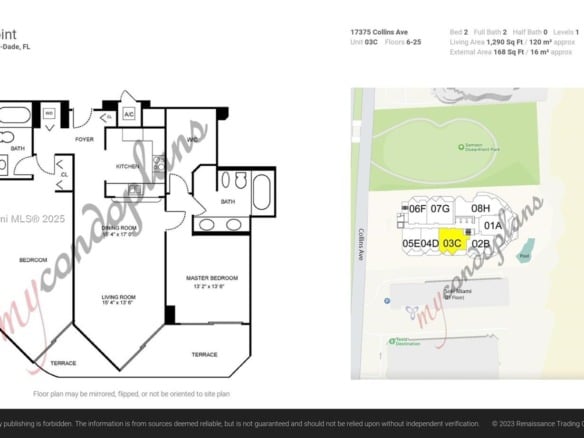 17375 Collins Ave # 2003, Sunny Isles Beach FL 33160 — #A11860551
