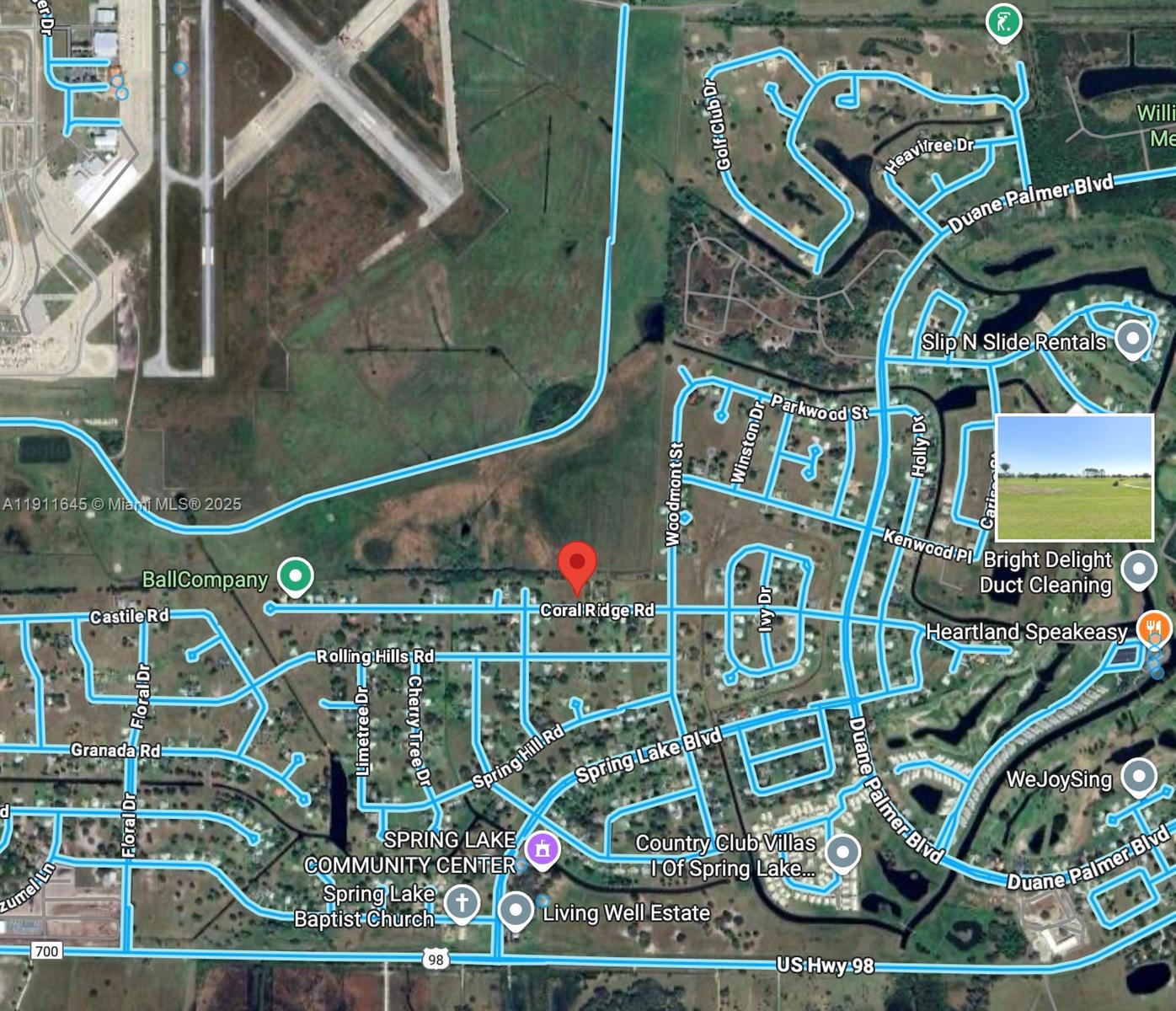 83dcefb7-1031 7109 Coral Ridge Rd, Sebring FL 33876 — #A11911645