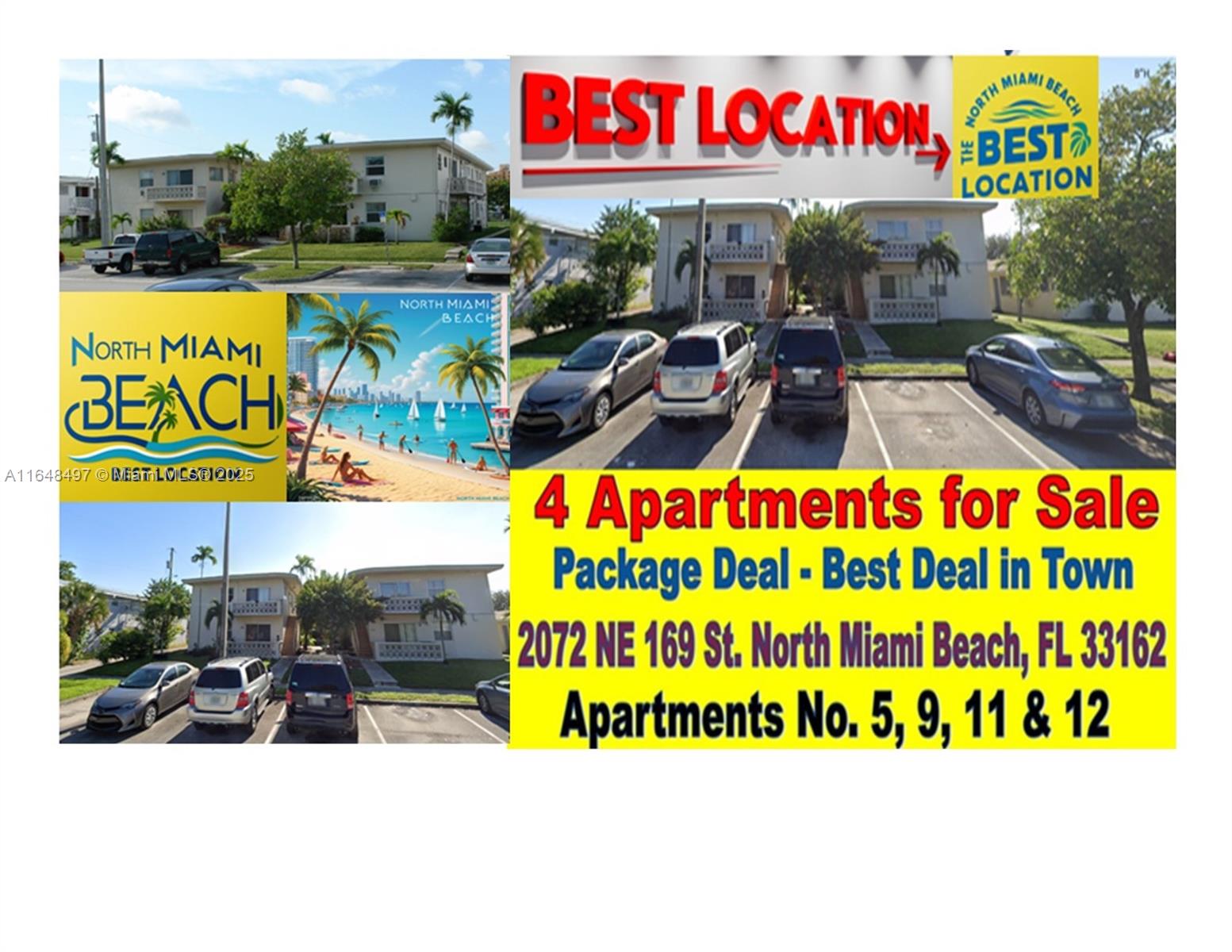 2072 NE 169th St # 12, North Miami Beach FL 33162 — #A11648497