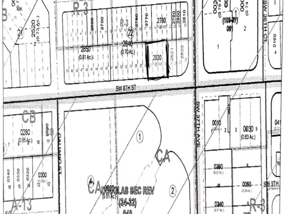 3717 SW 8th St, Coral Gables FL 33134 — #A11835542