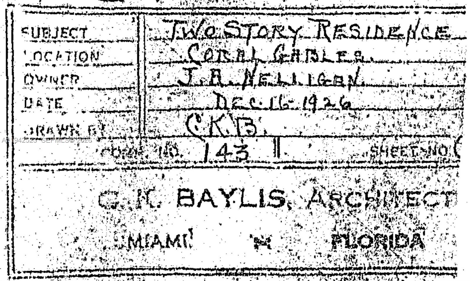 1229 Sorolla Ave, Coral Gables FL 33134 — #A11942523