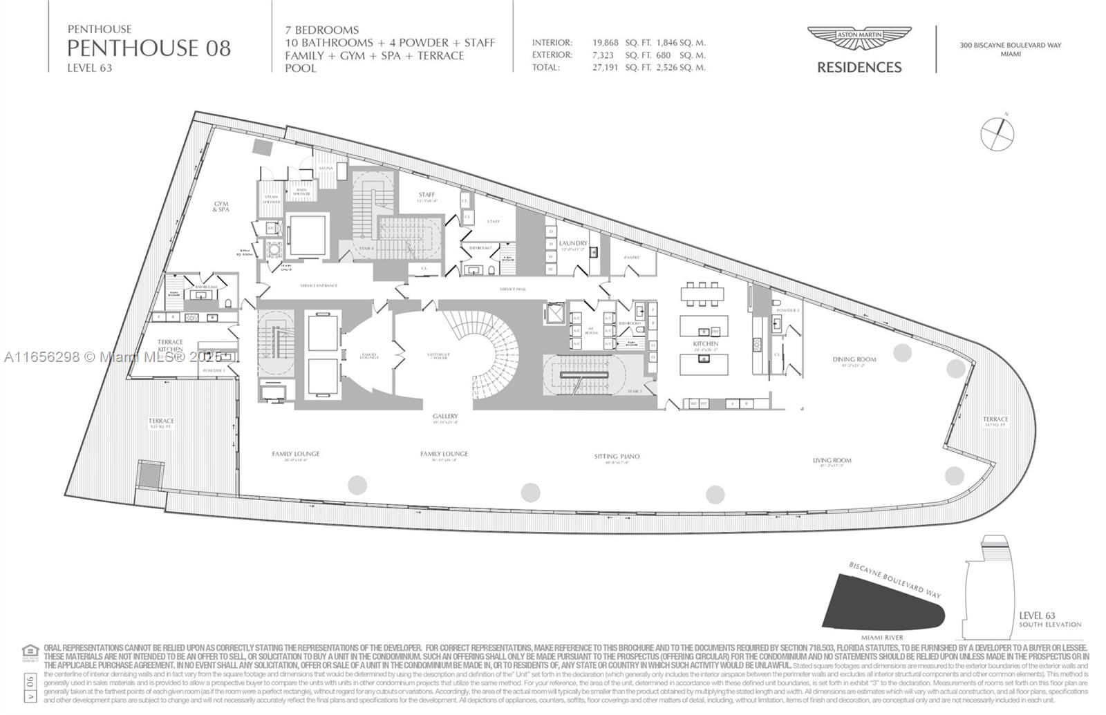 84b12bae-3160 300 Biscayne Blvd Way # 6301, Miami FL 33131 — #A11656298