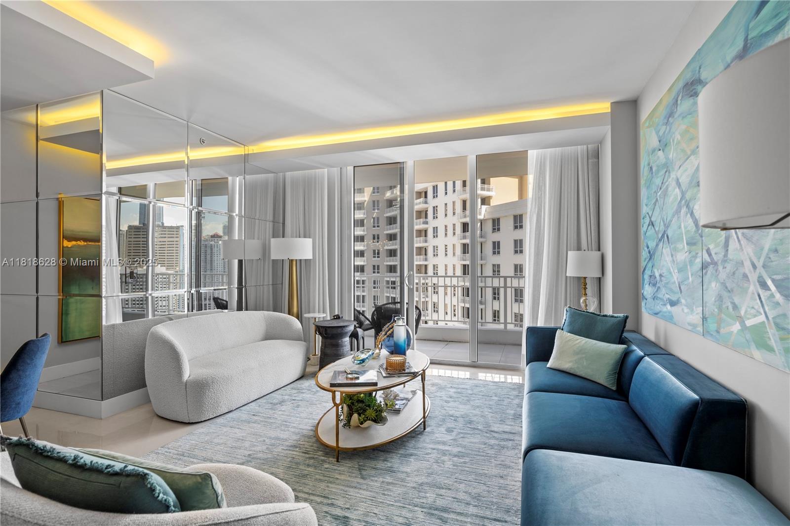 O 801 Brickell Key Blvd # 2203, Miami FL 33131 — #A11818628