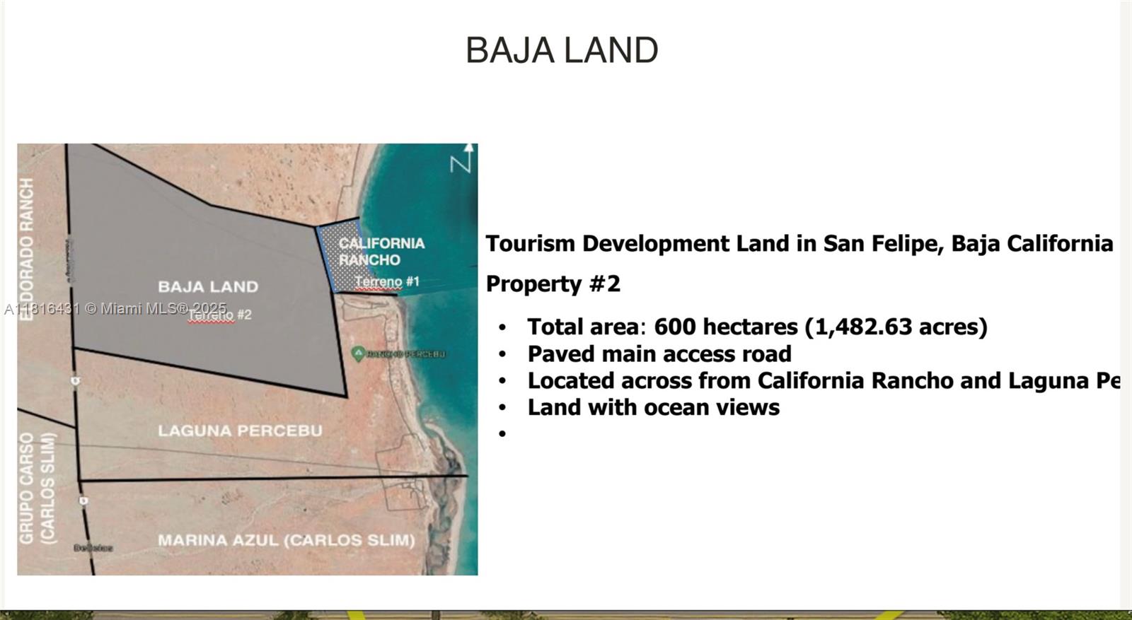SAN FELIPE -RANCHO CALI SE Baja California, VA 23594 — #A11816431